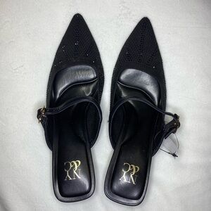New York & Company Black Heeled Sandals